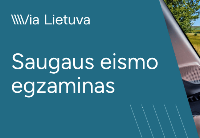 Saugaus eismo egzaminas jau spalio 8 dieną