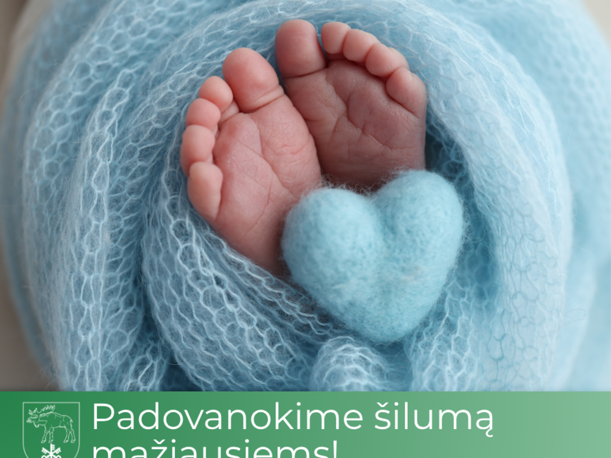 Padovanokime šilumą mažiausiems!