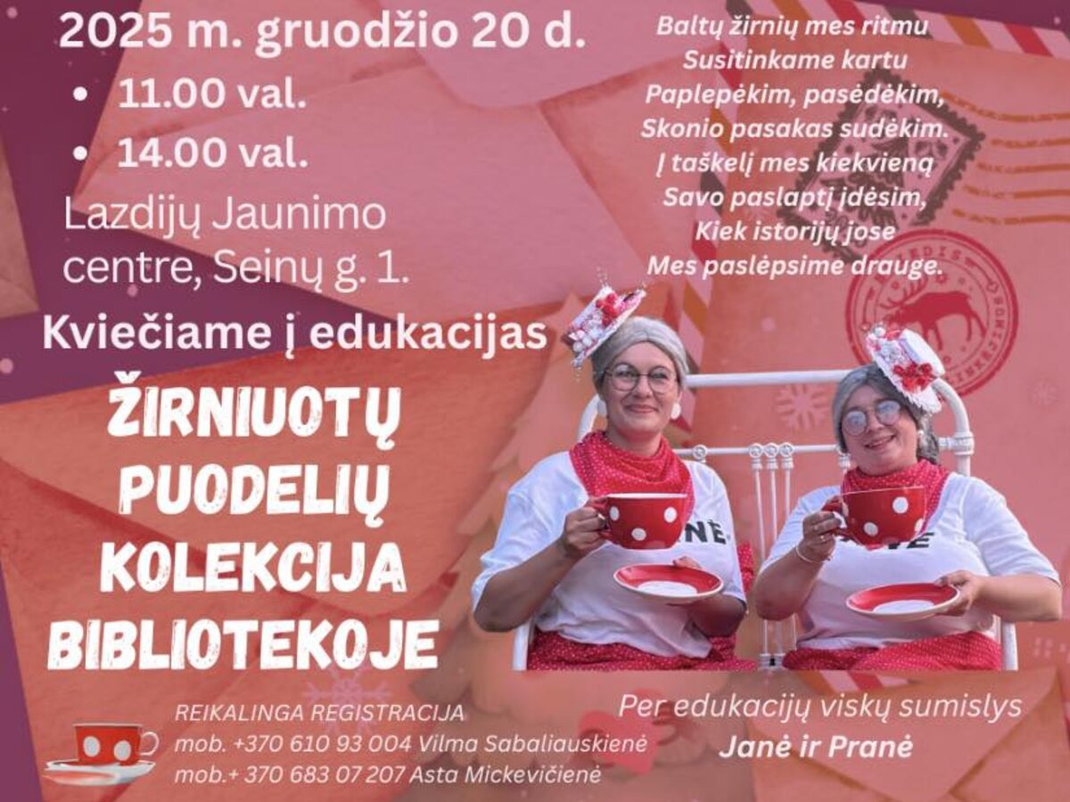 Ar žinai, kas slepiasi žirniuotame puodelyje?