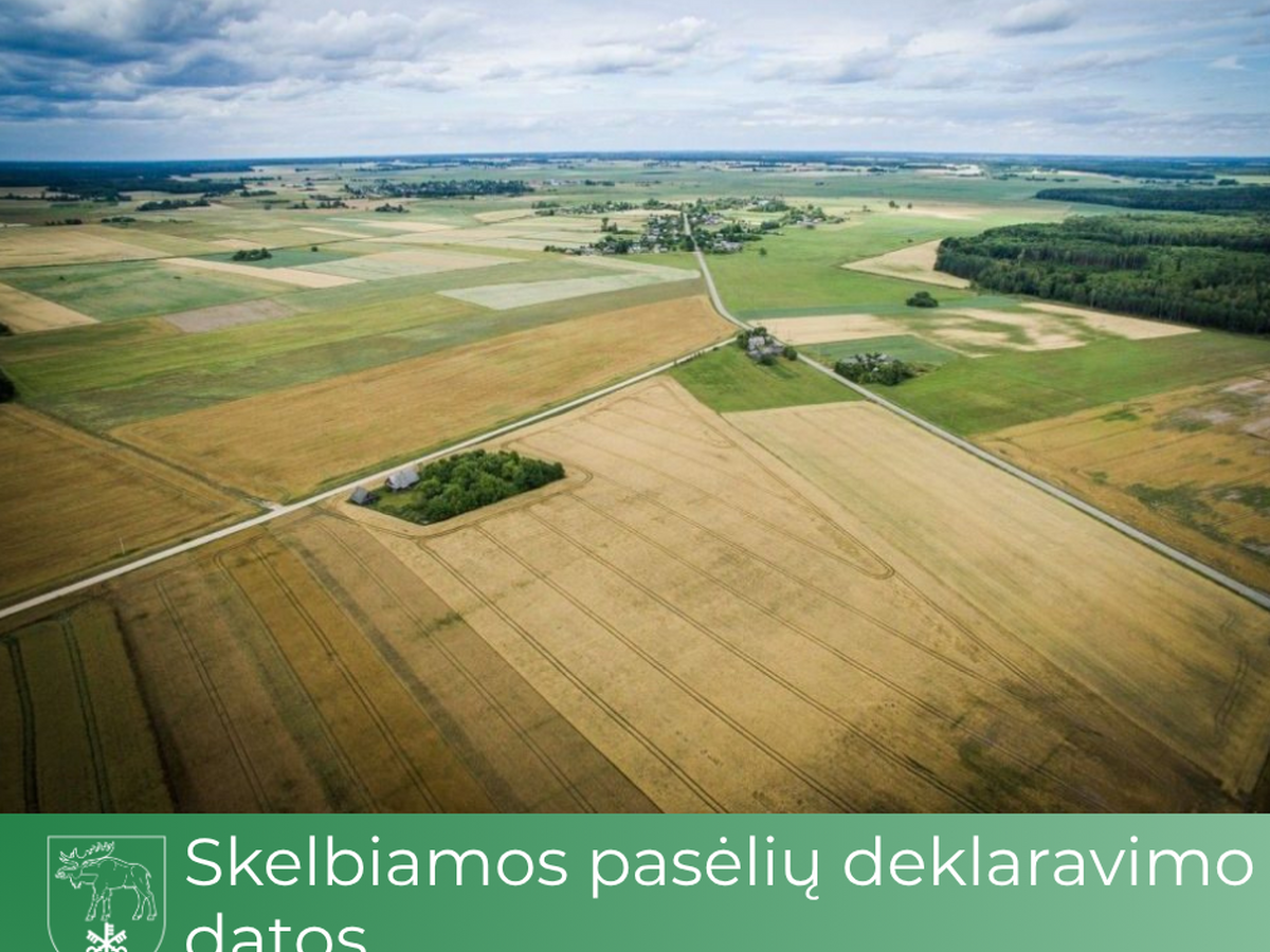 Jau žinomos pasėlių deklaravimo datos
