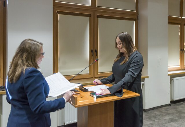 Prisiekė Lazdijų rajono savivaldybės tarybos narė Sigita Lenauskienė
