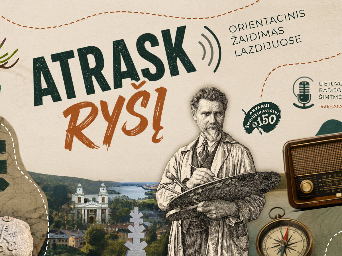 Lazdijai pristato inovatyvų orientacinį žaidimą „Atrask ryšį“