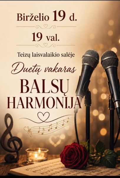 Duetų vakaras „Balsų harmonija“