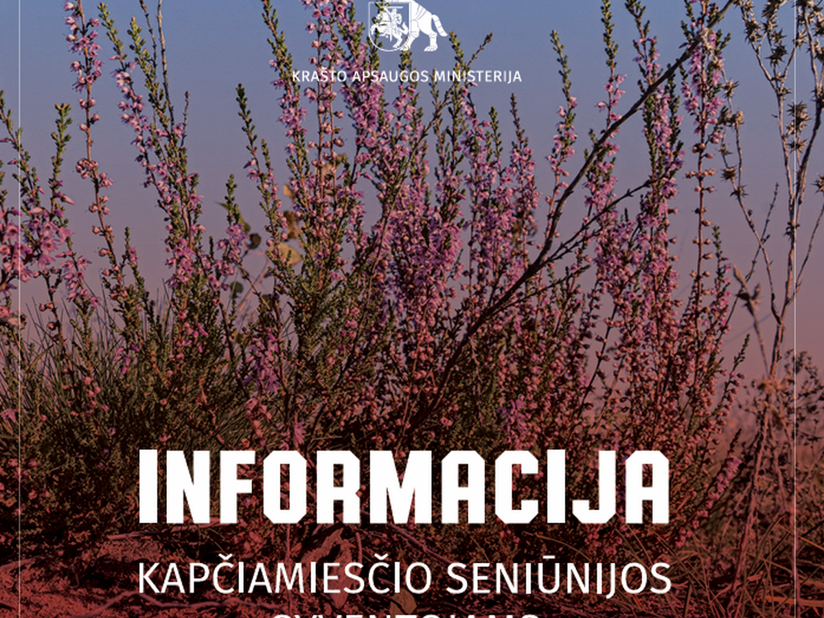 Informacija Kapčiamiesčio seniūnijos gyventojams