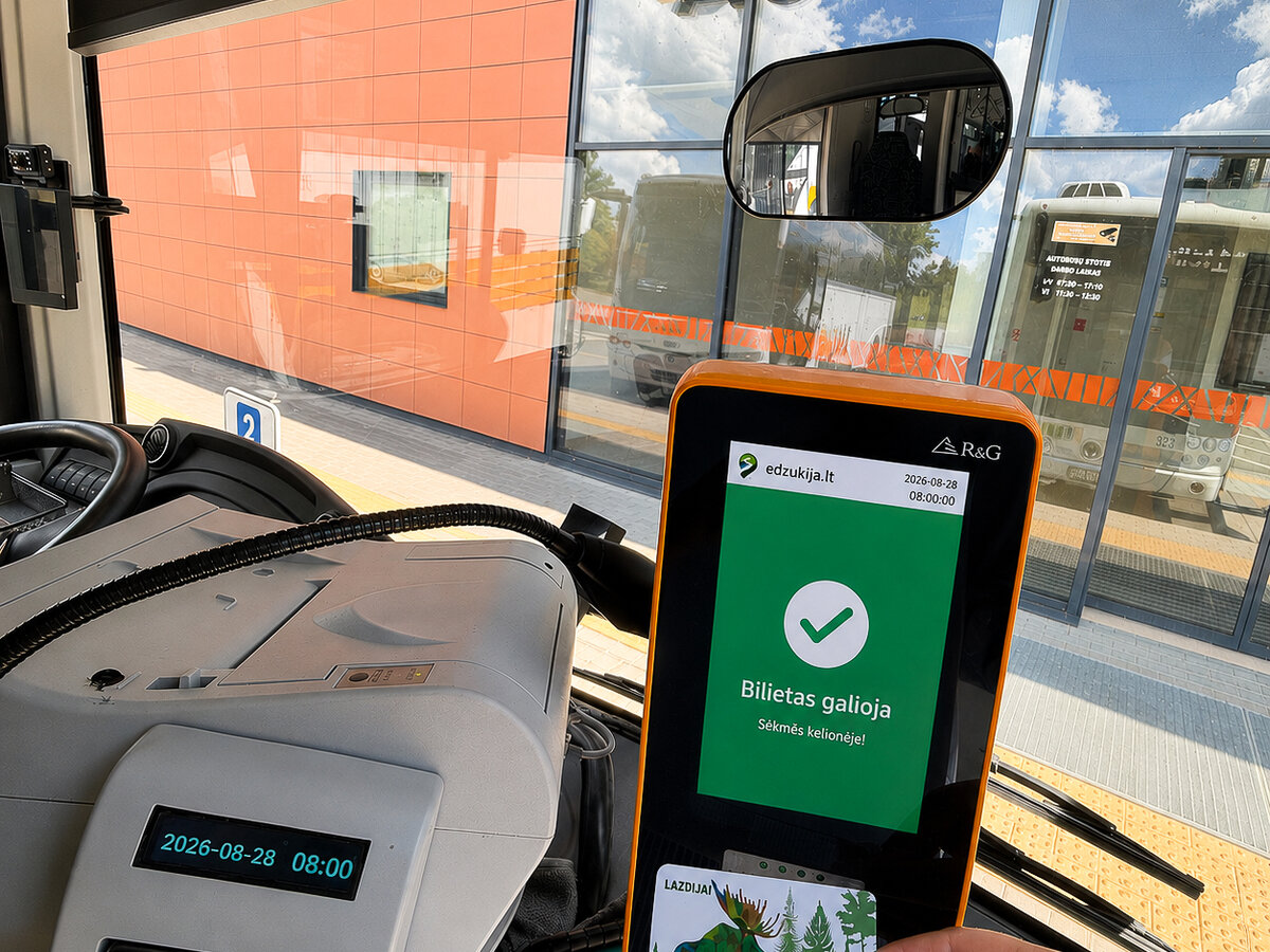 Viena e. bilieto kortelė – kelionėms po visą Dzūkiją