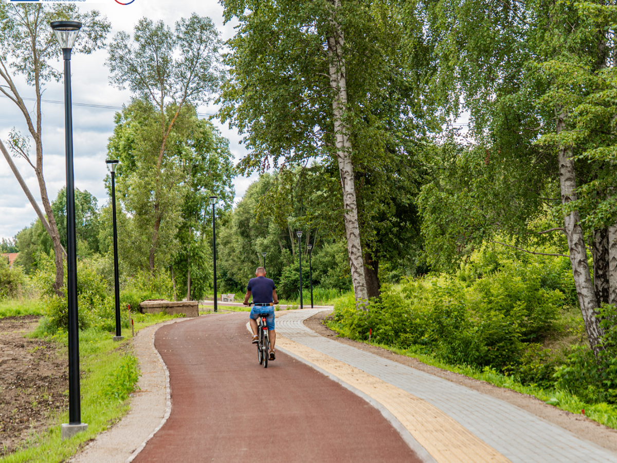 Lazdijuose – daugiau kaip 2 km naujai įrengtų ir atnaujintų pėsčiųjų ir dviračių takų