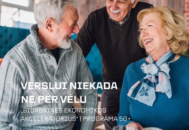 Lazdijuose – nemokami verslo mokymai 50 metų ir vyresniems gyventojams