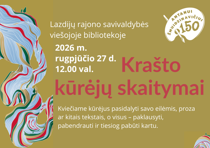 Krašto kūrėjų skaitymai