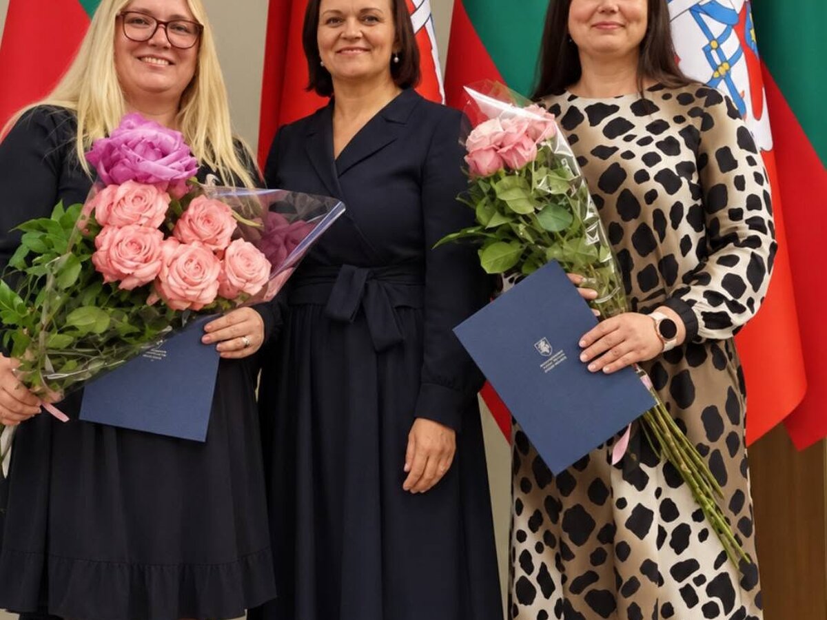 Už atsakingą ir prasmingą darbą – ministrės padėkos