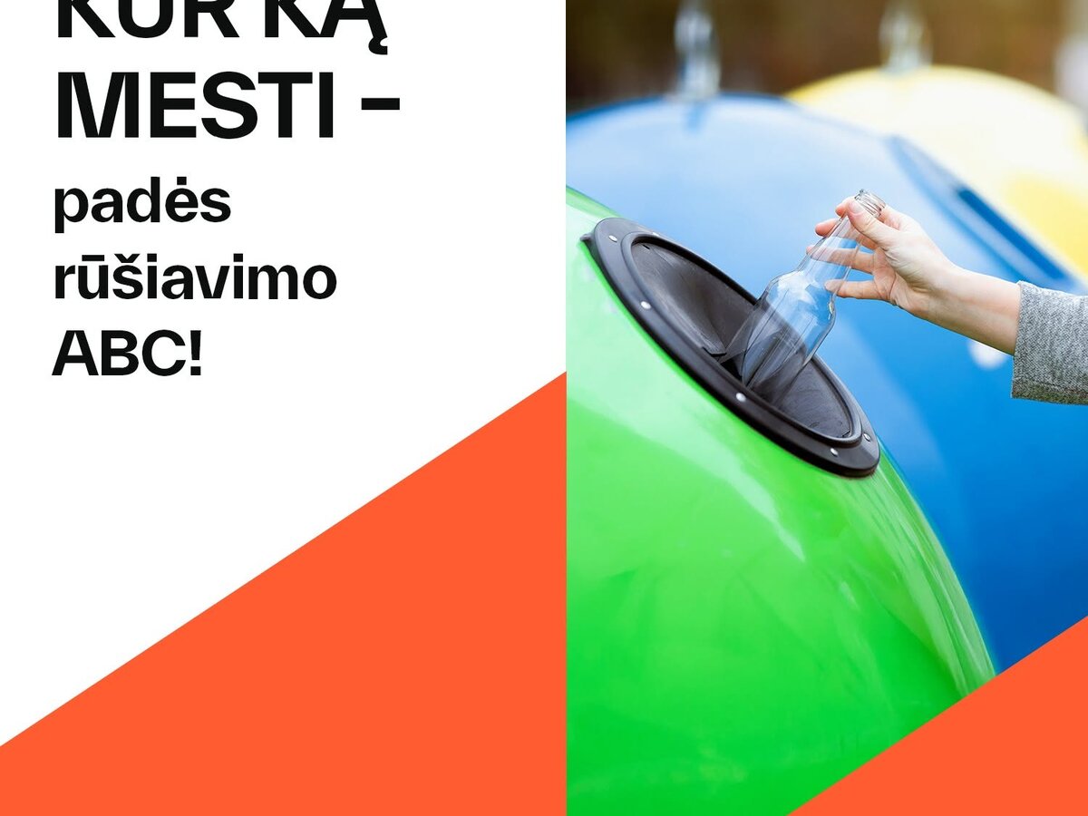 Rūšiuokime teisingai: kviečiame pasinaudoti „Taiklaus rūšiavimo“ atmintine