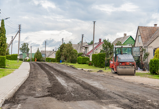 Tęsiami gatvių infrastruktūros gerinimo darbai – šįkart jie vyksta Draugystės g., Lazdijuose