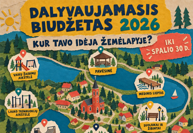 Dalyvaujamasis biudžetas vėl Lazdijų rajono savivaldybėje!