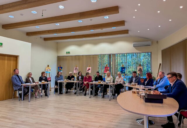 Įstaigų vadovų pasitarime – svarbiausi darbai, naujovės ir artimiausi planai